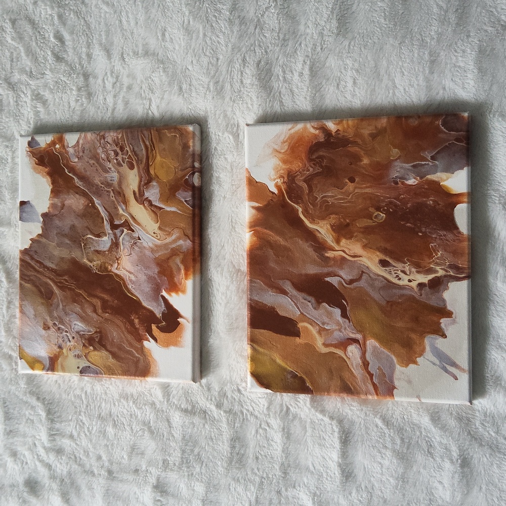 8x10 Canvas Fluid Wall Art